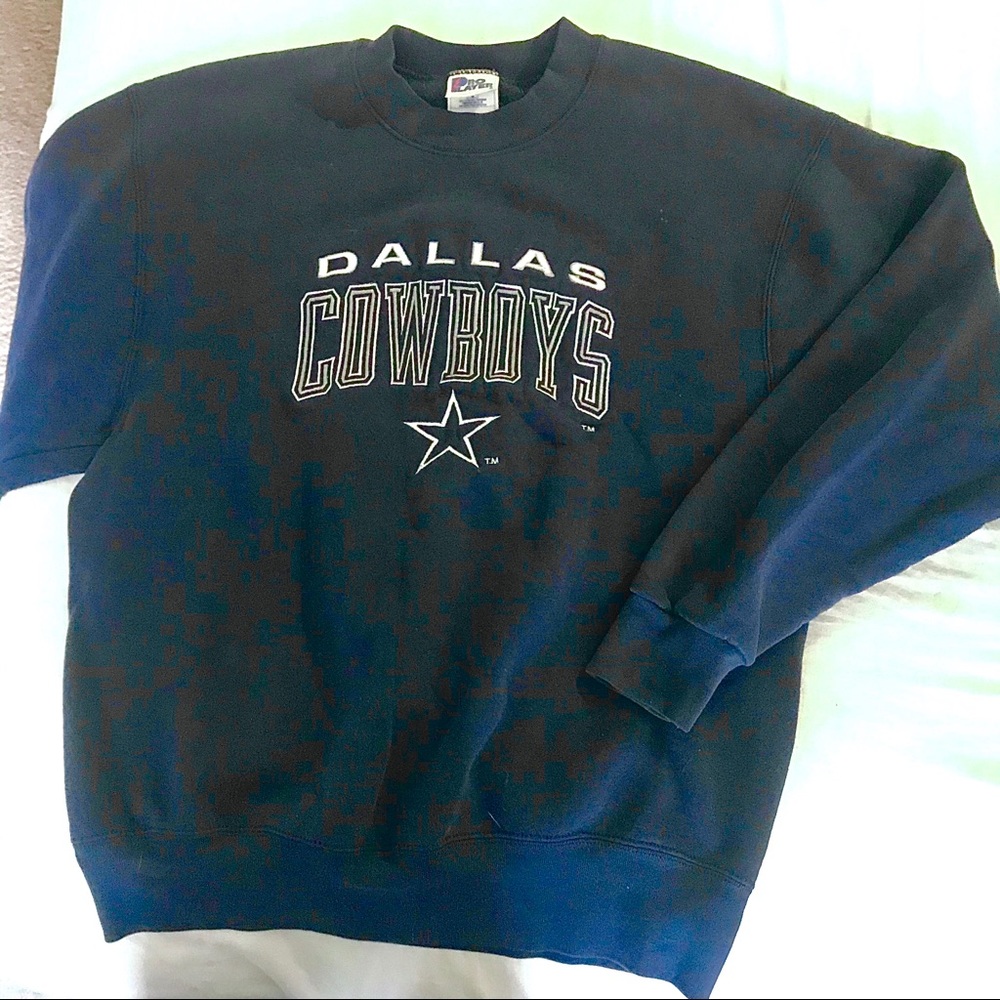 Navy Blue Cowboys Crew Neck Sweatshirt